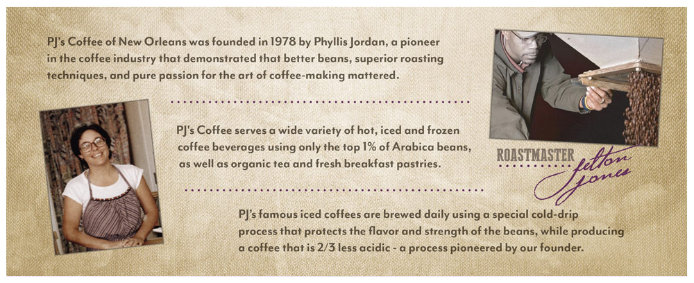 History of PJ's Coffee